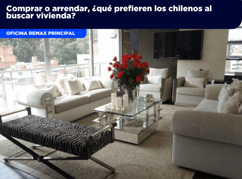 Personas evaluando comprar o arrendar un departamento en el sector oriente de Santiago